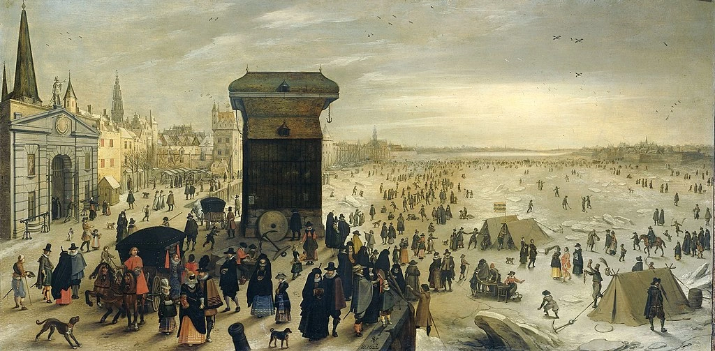 II - La Galleria di Cornelis van der Geest, Rubenshuis, Anversa, opera di Sebastian Vrancx, Il Kranenhoofd sulla Schelda, Anversa
